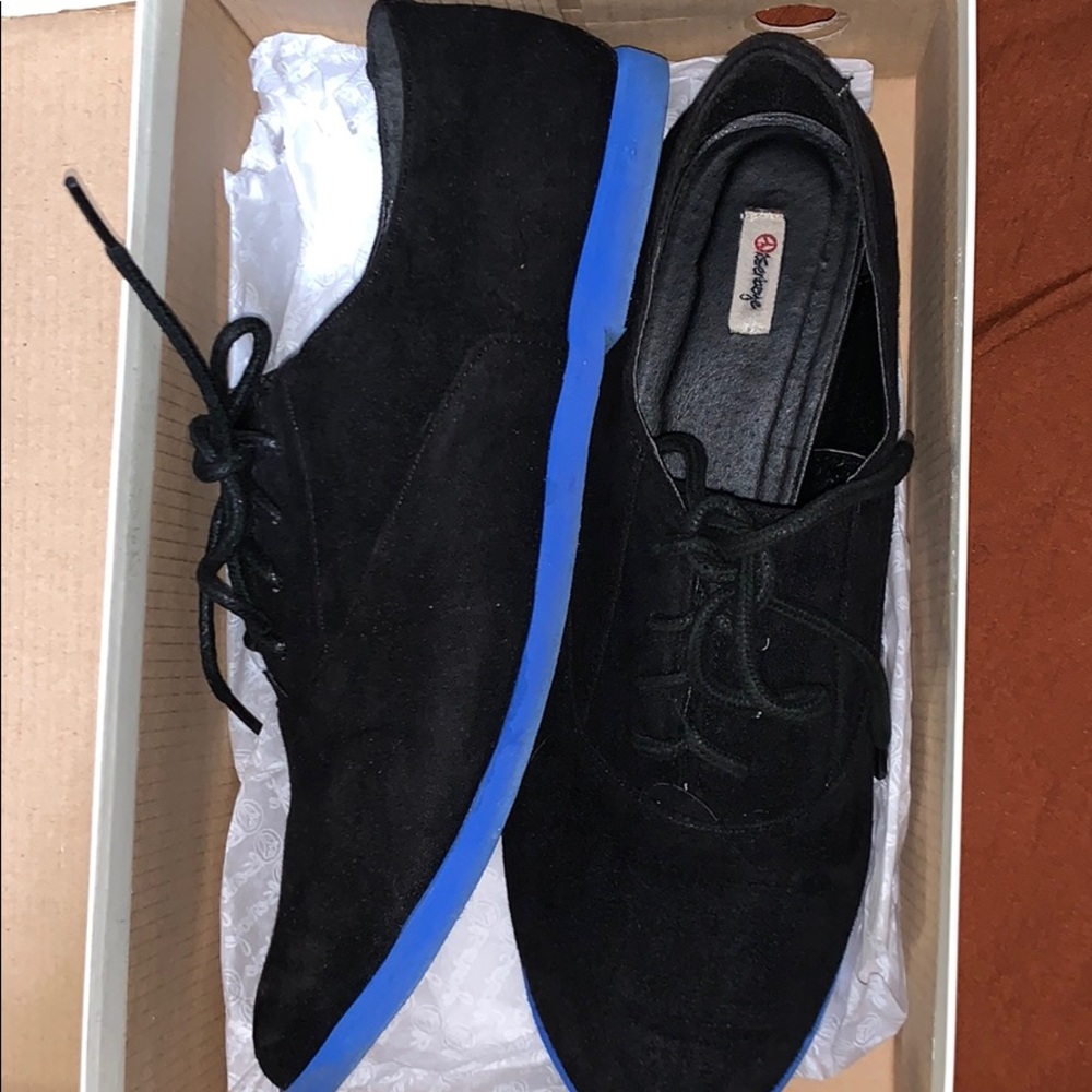 Suede shoes